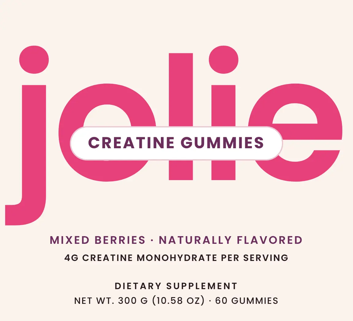 The front panel of the jolie Creatine label.
